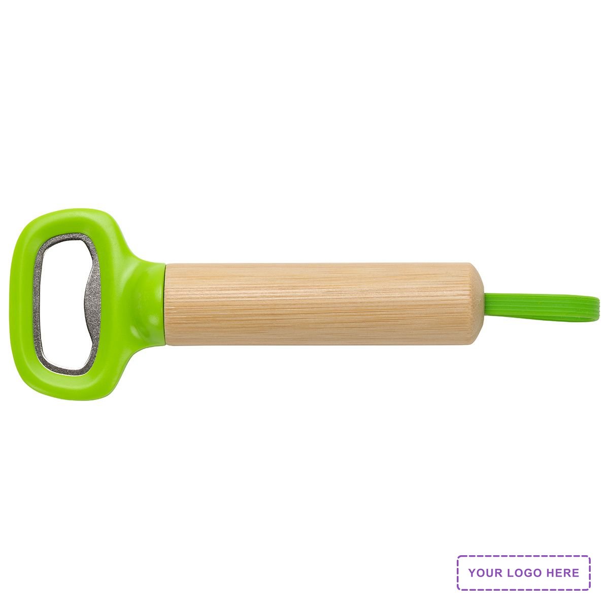 Pop Top Bamboo Bottle Opener