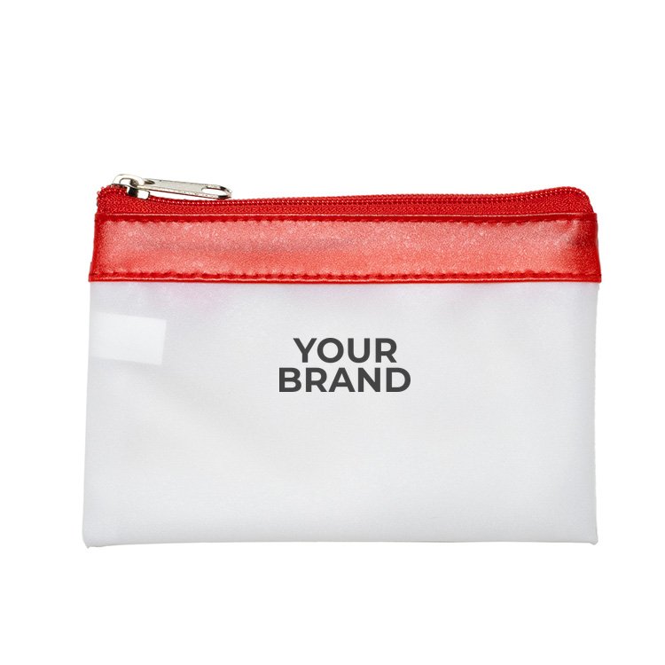 "SAFETY-ON-THE-GO" 14 Piece First Aid Kit in Colorful Zipper Vinyl Pouch