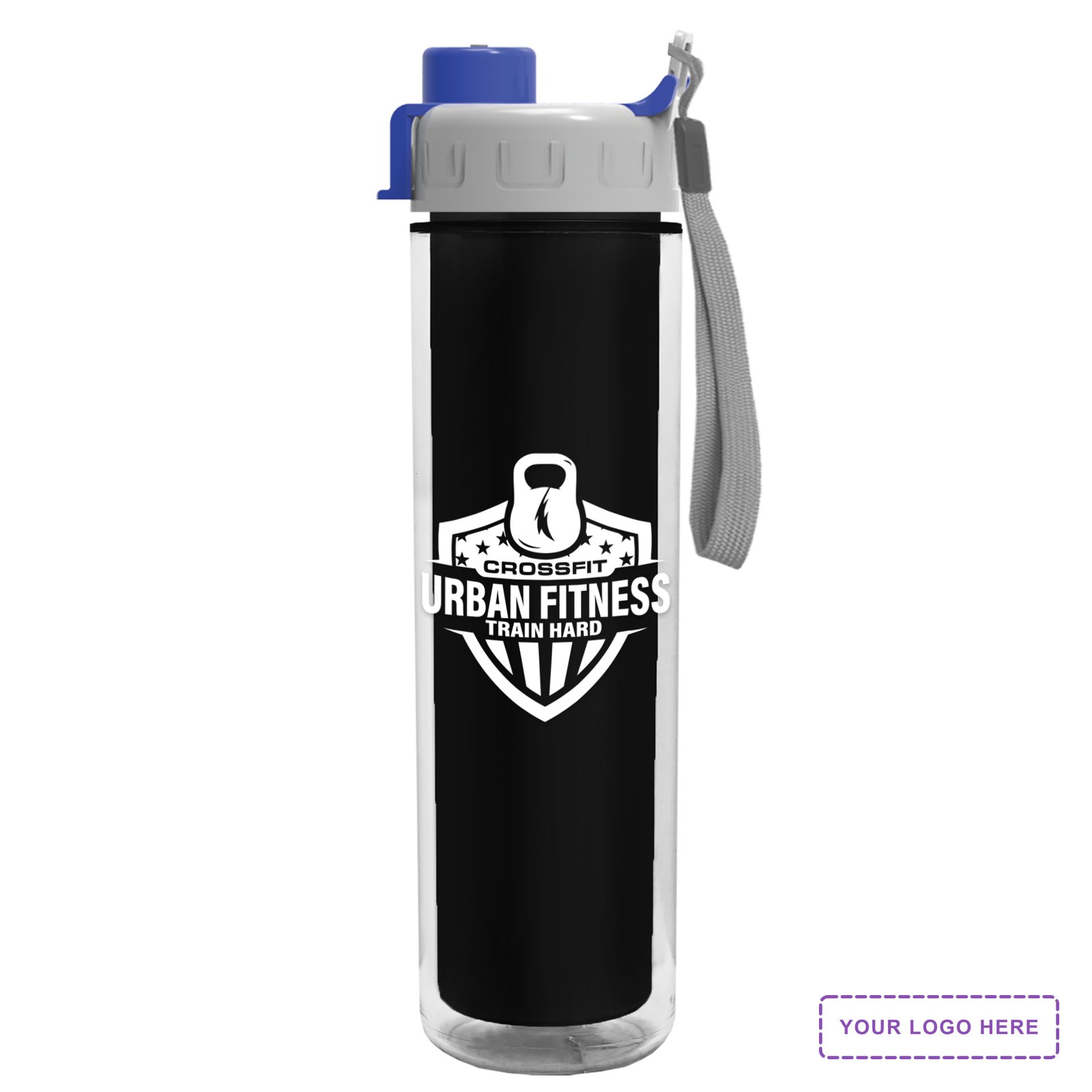 Garyline® Chiller Double-Wall Insulated Bottle with Quick-Snap Lid - 16 oz.