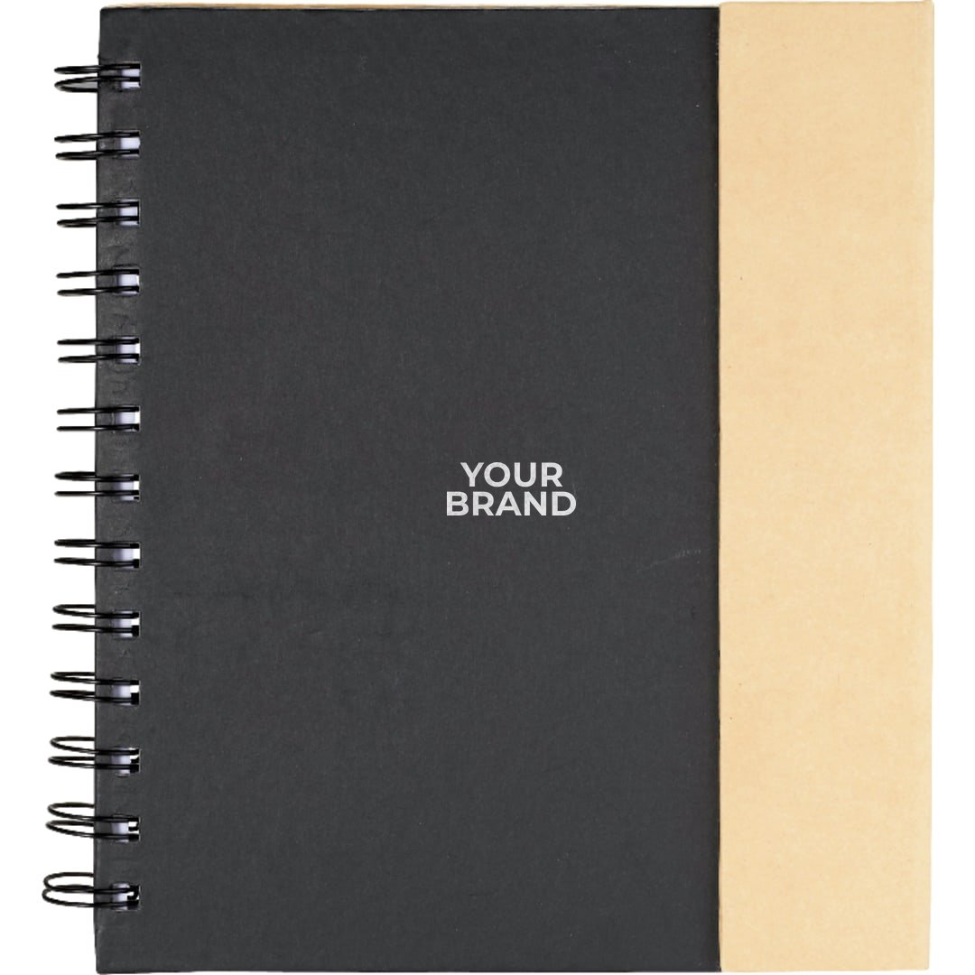 FSC® Recycled 6.5" x 7" Lock-it Spiral Notebook