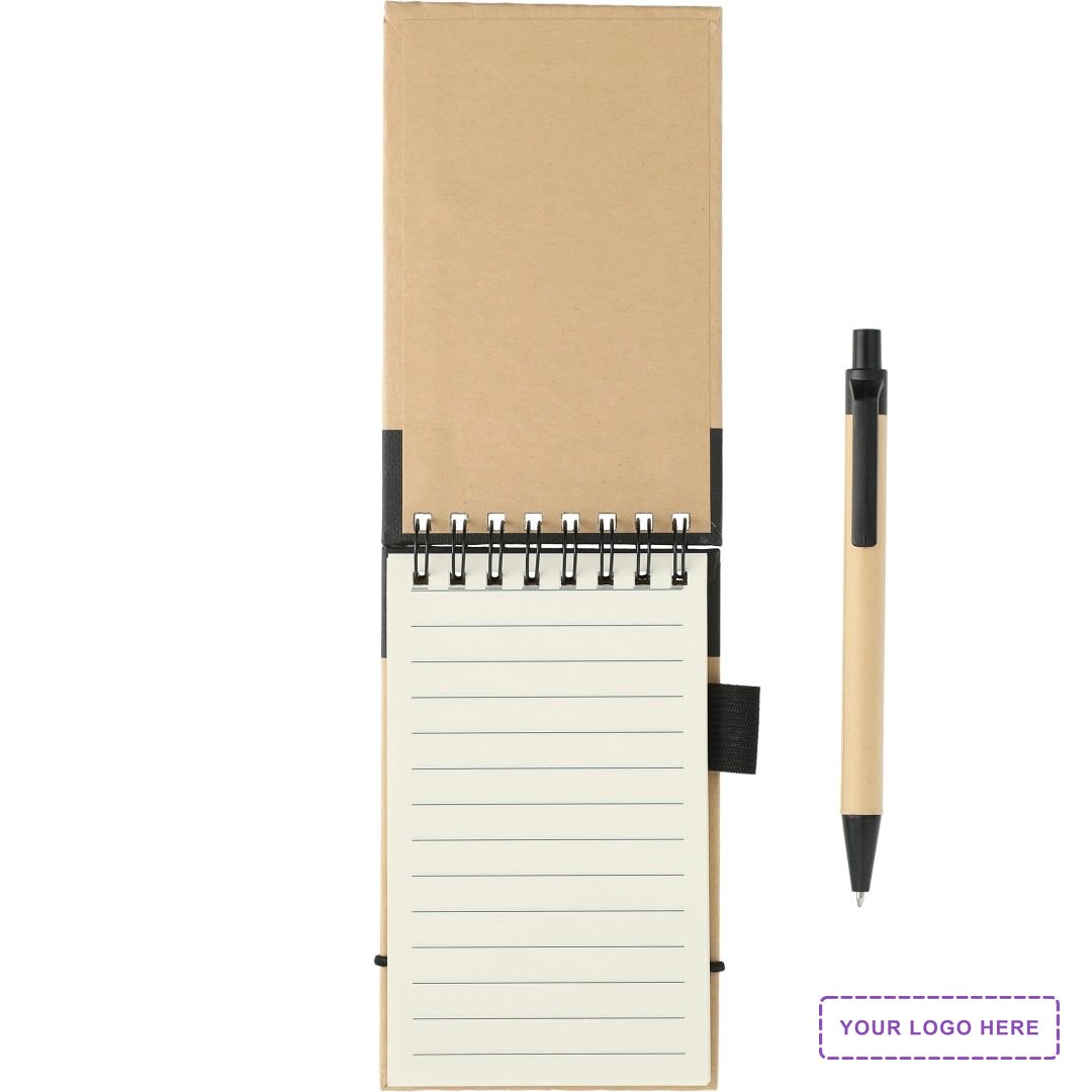FSC® Mix 5" x 3" Recycled Jotter with Pen