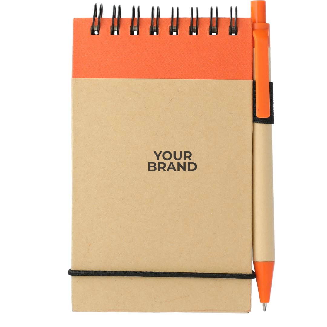 FSC® Mix 5" x 3" Recycled Jotter with Pen