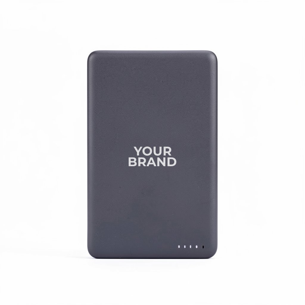 Royale Aluminum 5000mAh 20W Power Bank with 15W Magnetic Wireless Charger