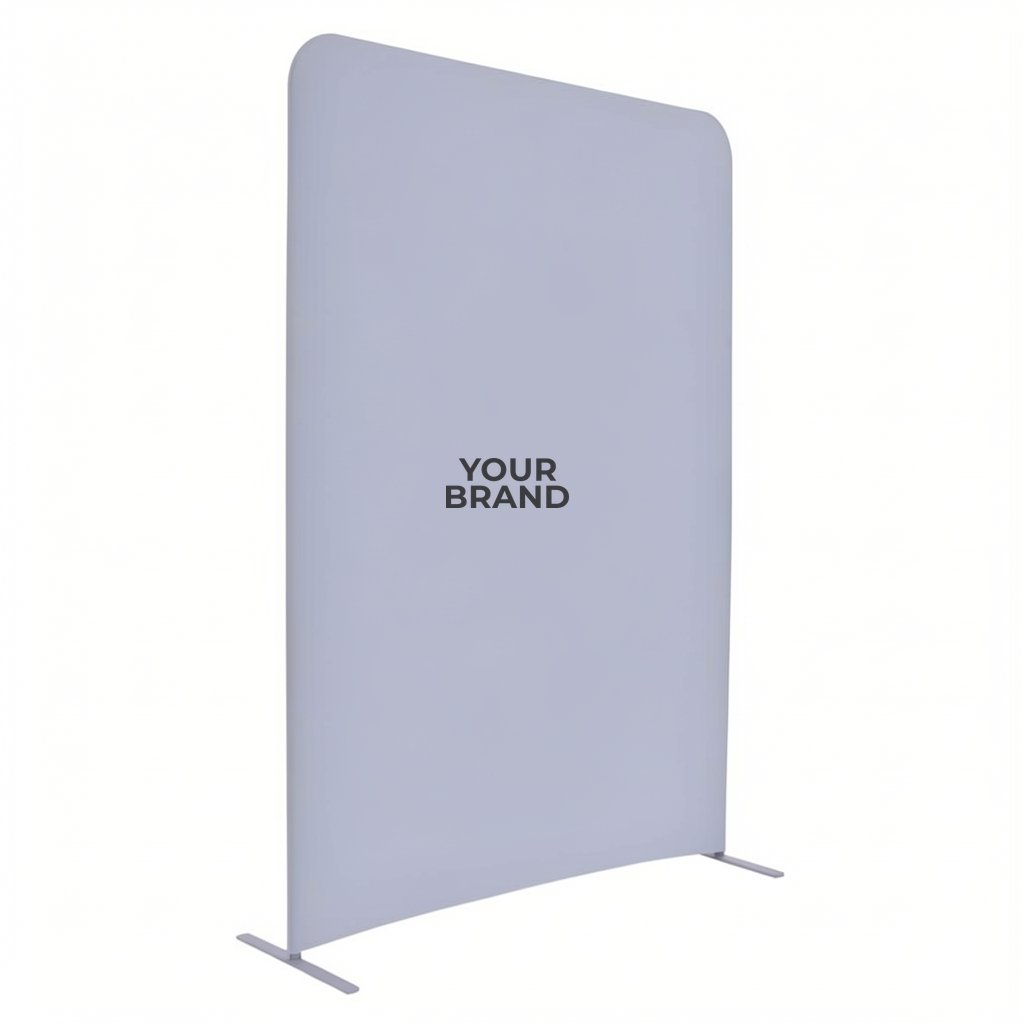5'W x 90"H EuroFit™ Straight Wall Kit (Recycled Polyester Knit)
