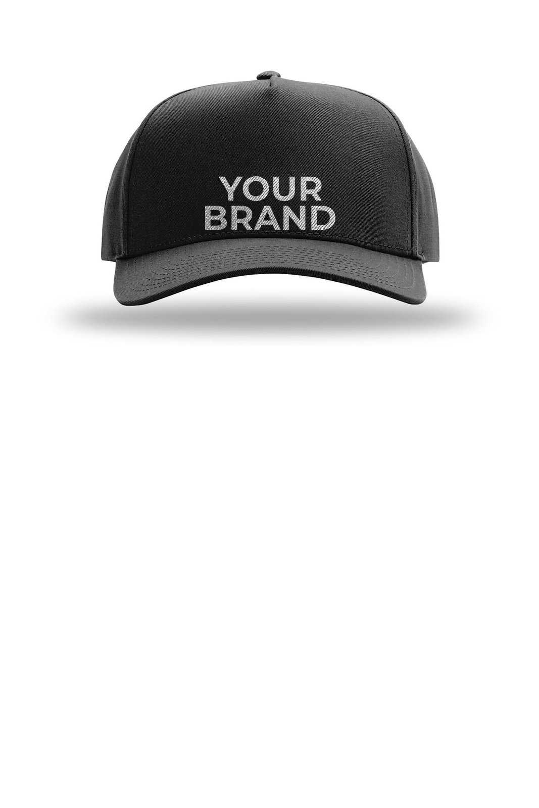 Richardson Full Fabric 5-Panel Champ 323FPC · Ejemplo de personalización. La tuya lleva tu marca.