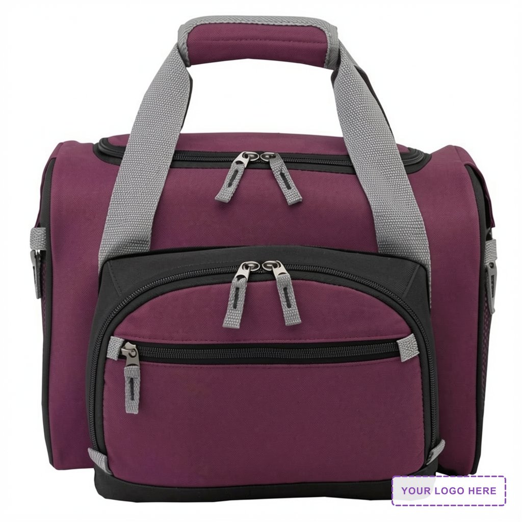 12-Can Convertible Duffel Cooler - 2-in-1 Promo Insulated Bag (11 Colors)