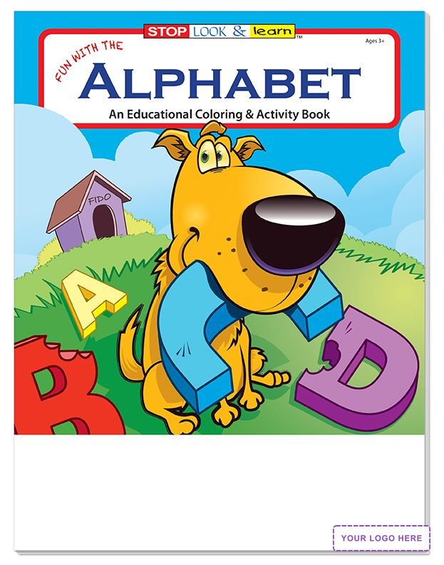 COLORING SET - Fun With The Alphabet Coloring Book Fun Pack