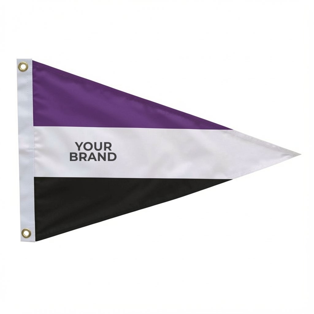 16" x 24" Nylon Pennant Flag Single-Sided