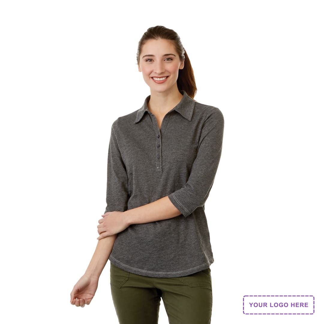 Women's TIPTON Three Qtr Slv Polo
