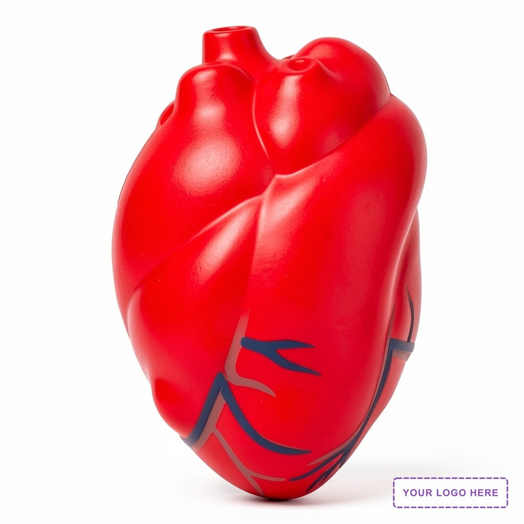 Heart with Blue Veins Stress Reliever