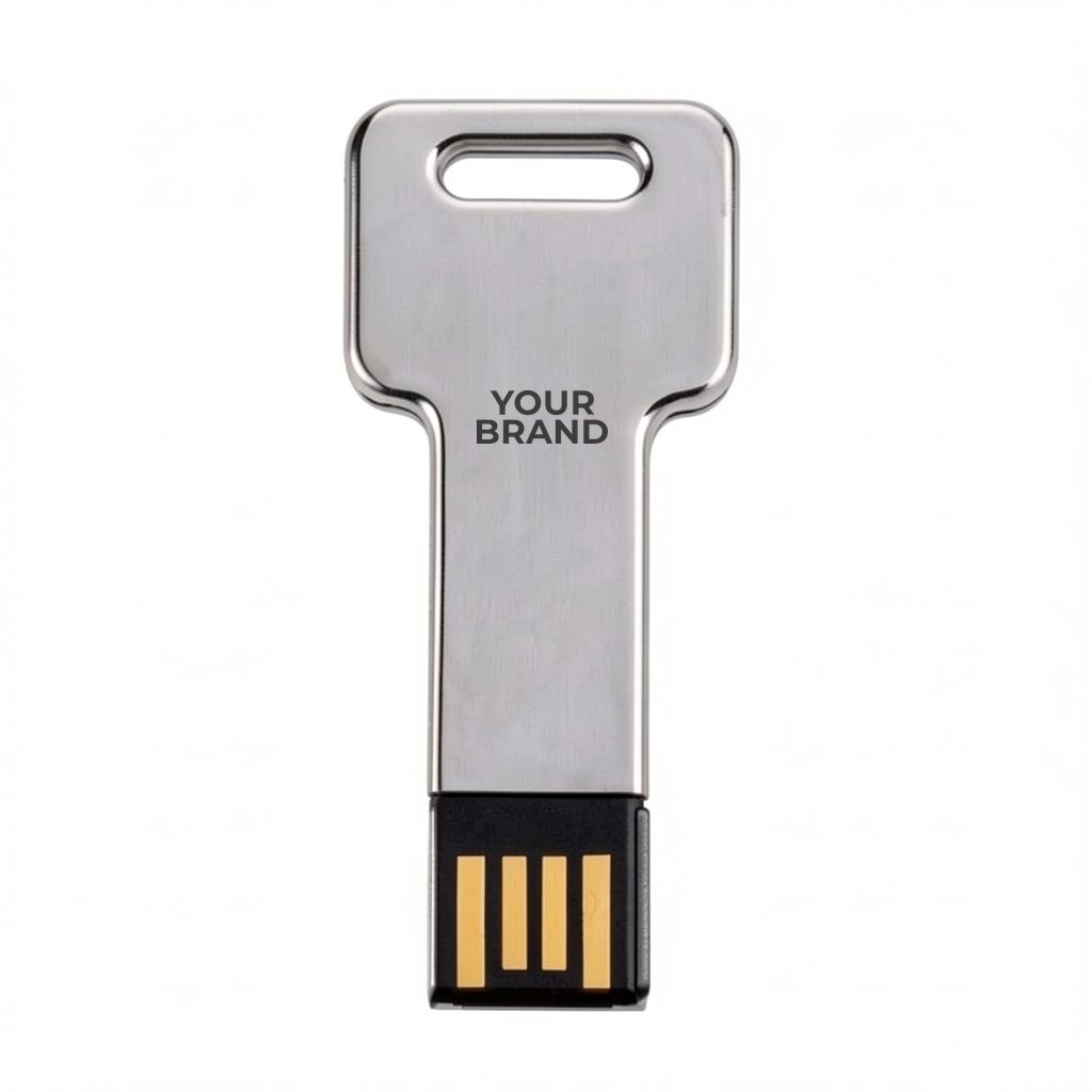 Universal Source® 8 GB Silver Key USB 2.0 Flash Drive