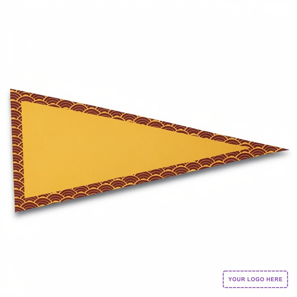12" x 30" Full Color Felt Pennant, No Strip