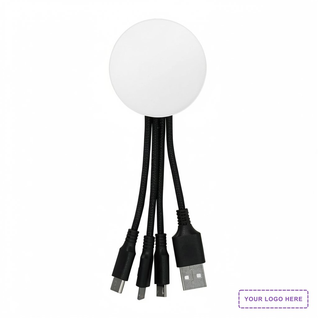 Full Color 3D Custom 3-IN-1 Charging Cable