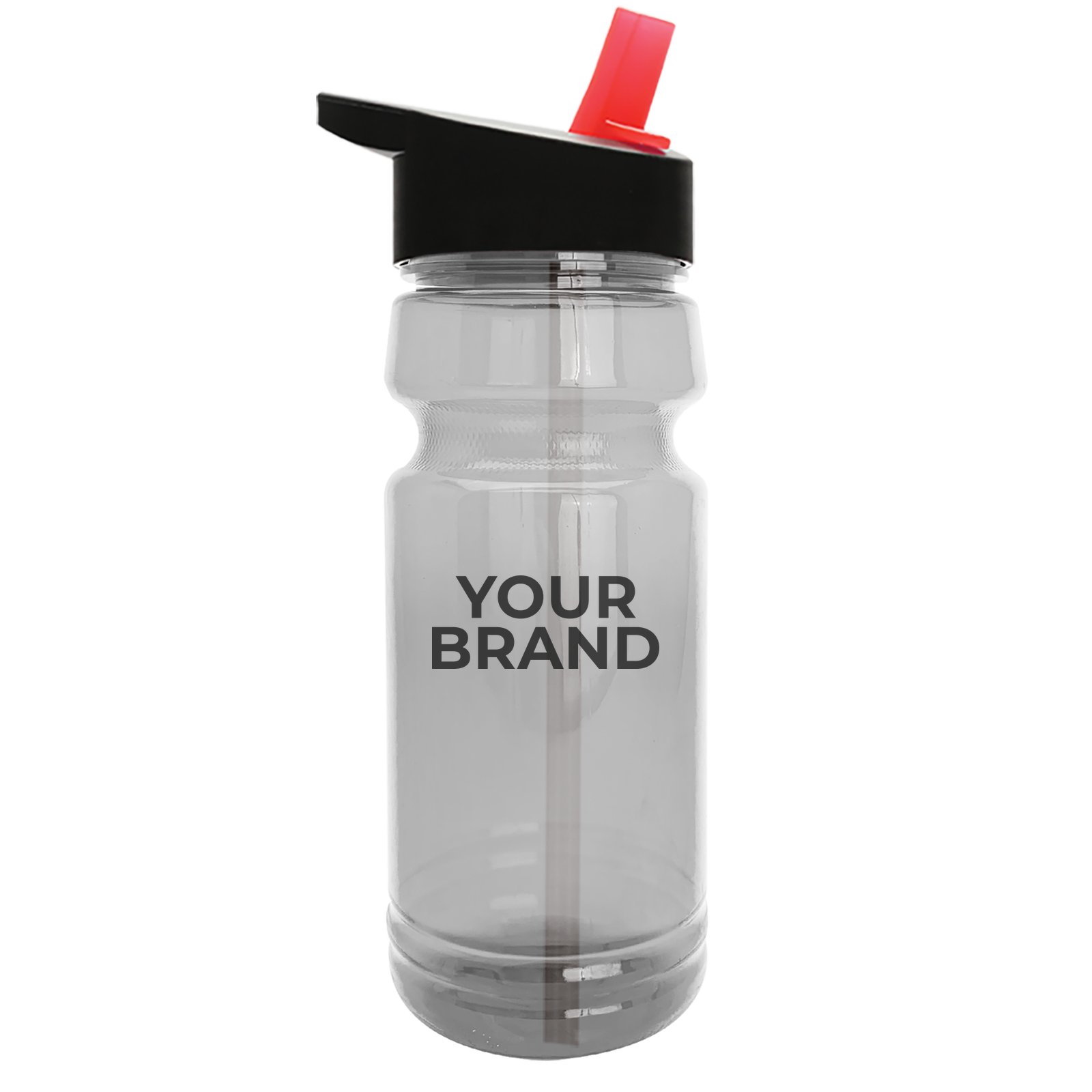 Garyline® Trainer Clear Bottle with Flip-Straw Lid - 24 oz.