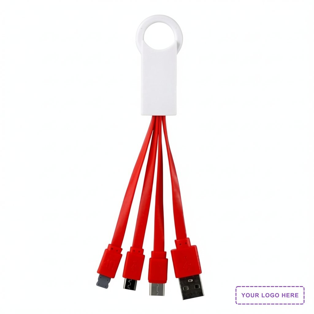 3-IN-1 Noodle Charging Cable With Type C USB