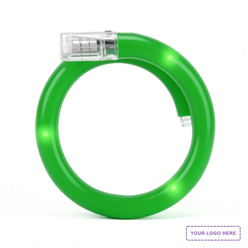 LED Light Up Flash Tube Bracelets - Single Colors