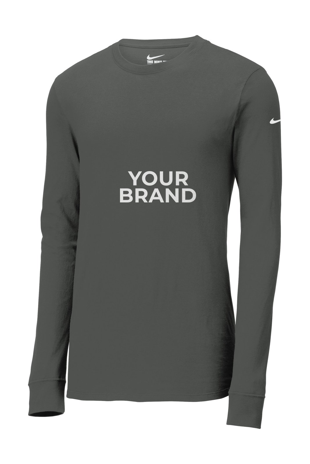 Nike Dri-FIT Cotton/Poly Long Sleeve Tee. NKBQ5230
