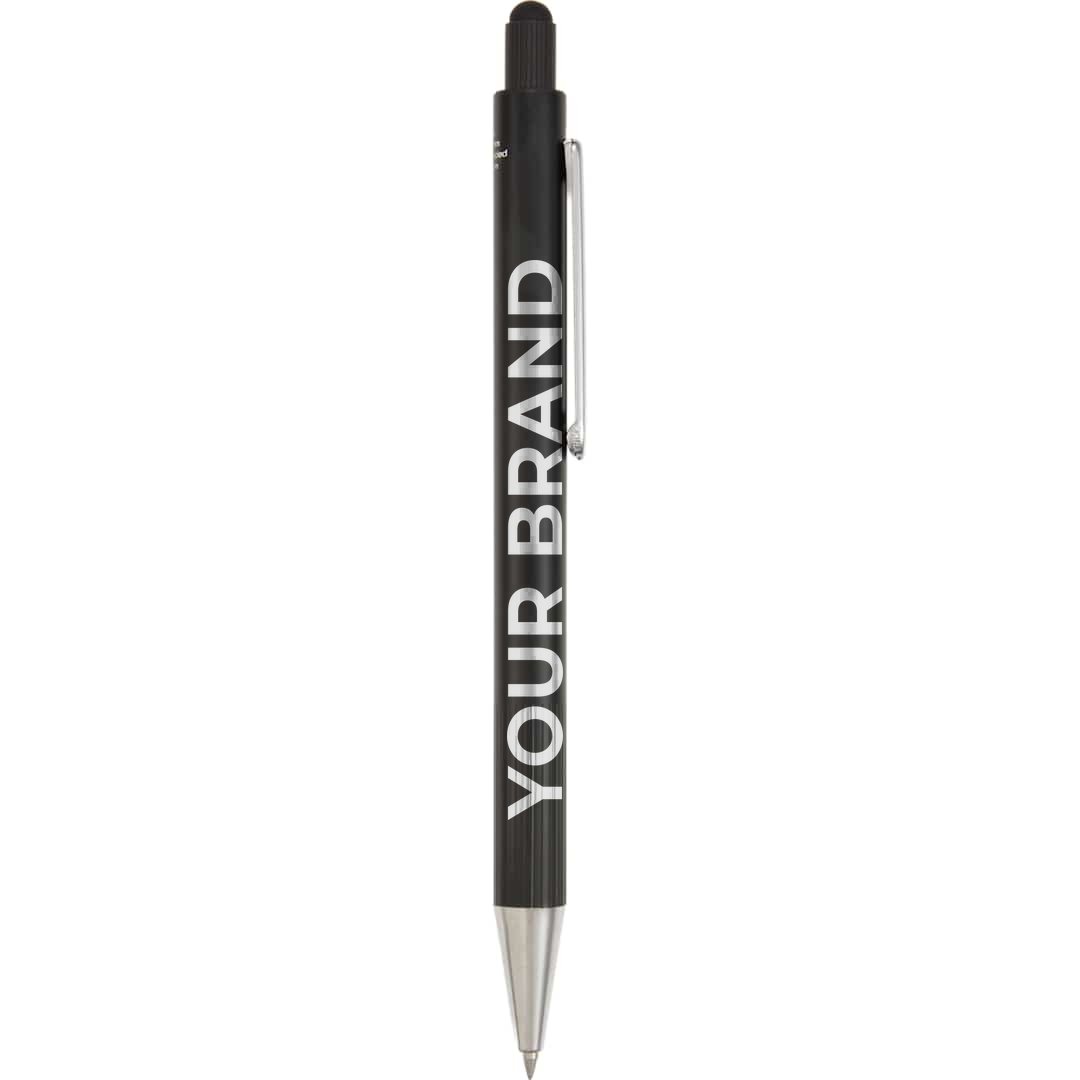 Aria Recycled Gel Stylus · Ejemplo de personalización. La tuya lleva tu marca.