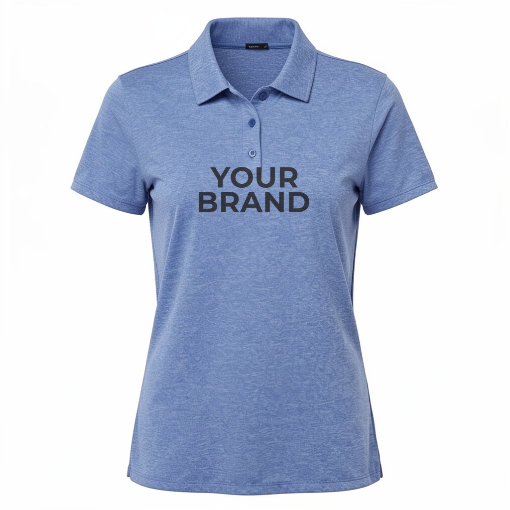 Women's Heathered Polo - A583