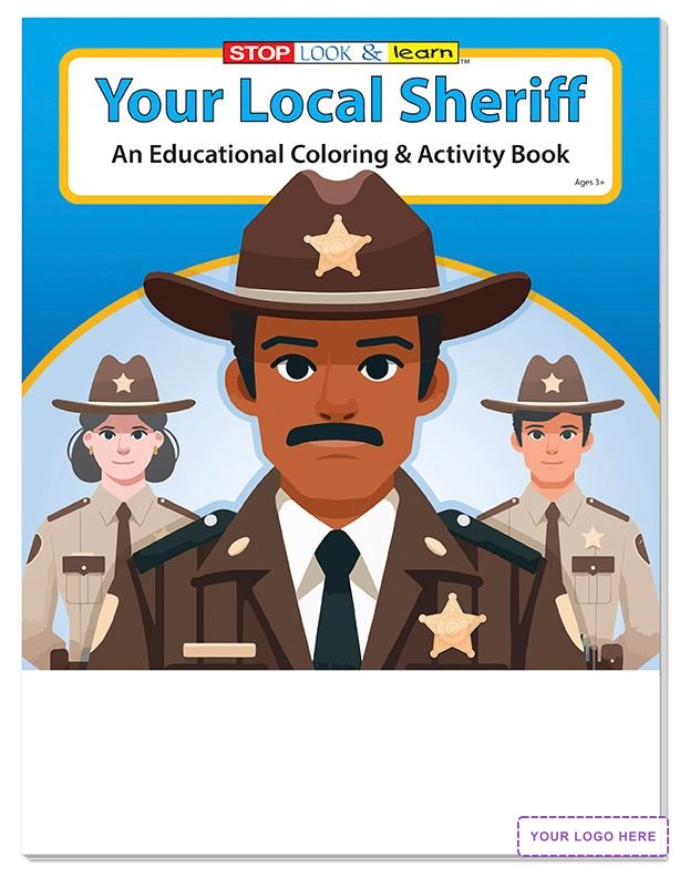 COLORING SET - Your Local Sheriff Coloring Book Fun Pack