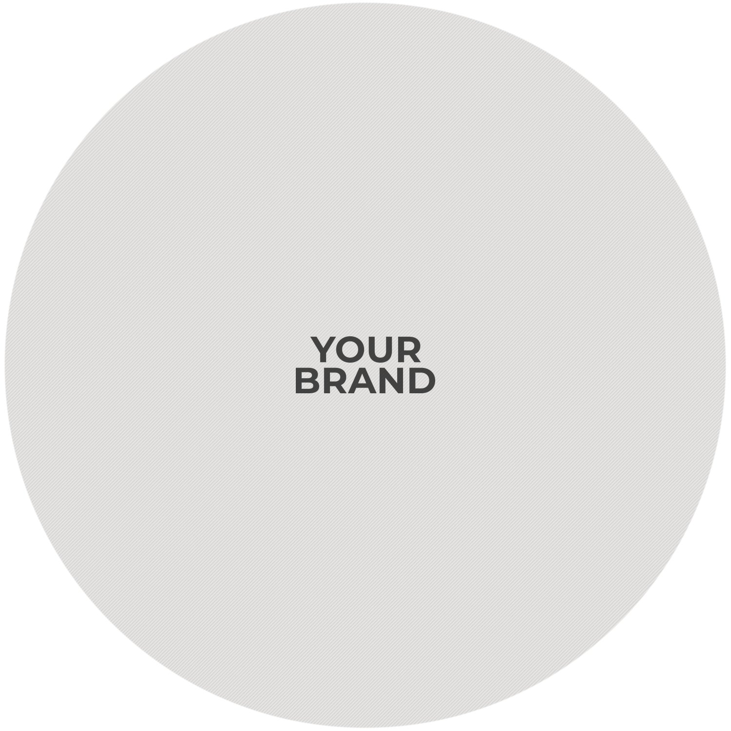 8" Rd 1/4" Thick Full Color Soft Mouse Pad