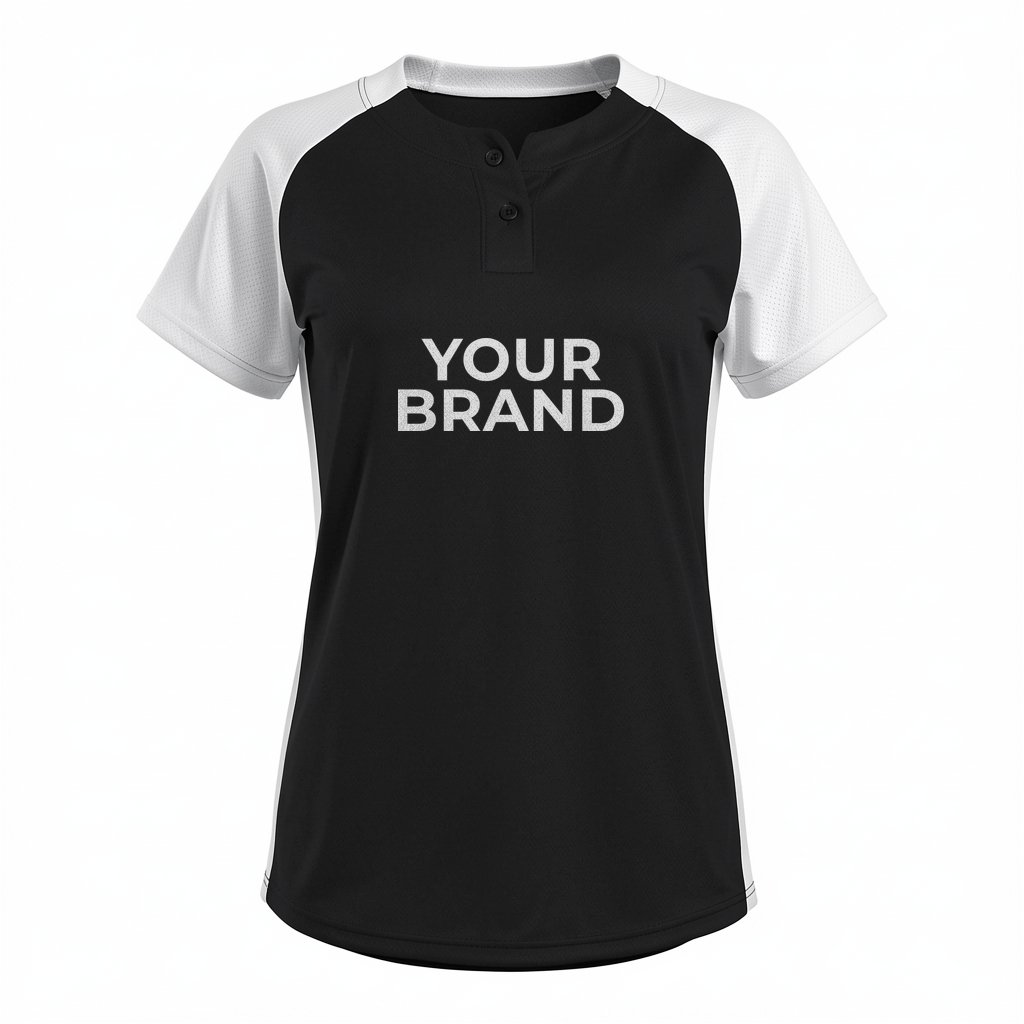 Women's Two Button Fastpitch Jersey - 522PDW