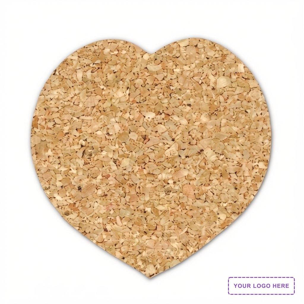 Heart Cork Coaster 4HT