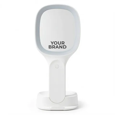 Light Up Double Sided Mirror With Wireless Charger