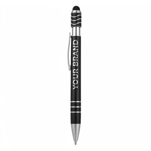 Spin Top Pen With Stylus