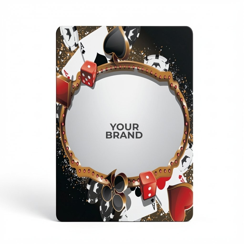 Casino Nights Theme Poker Size Playing Cards