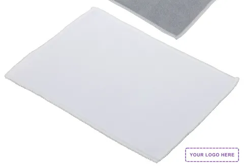 Quick Clean 5" x 7-1/8" Dual Sided Microfiber Cloth - Full Color