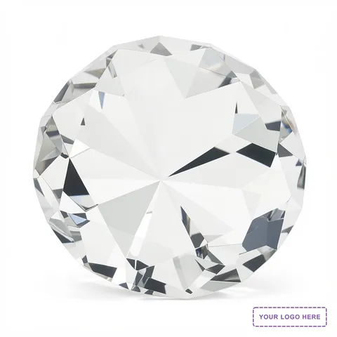 Large Diamante Paperweight