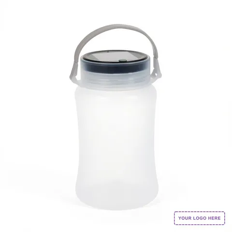 Foldable Waterproof Container with Solar Light