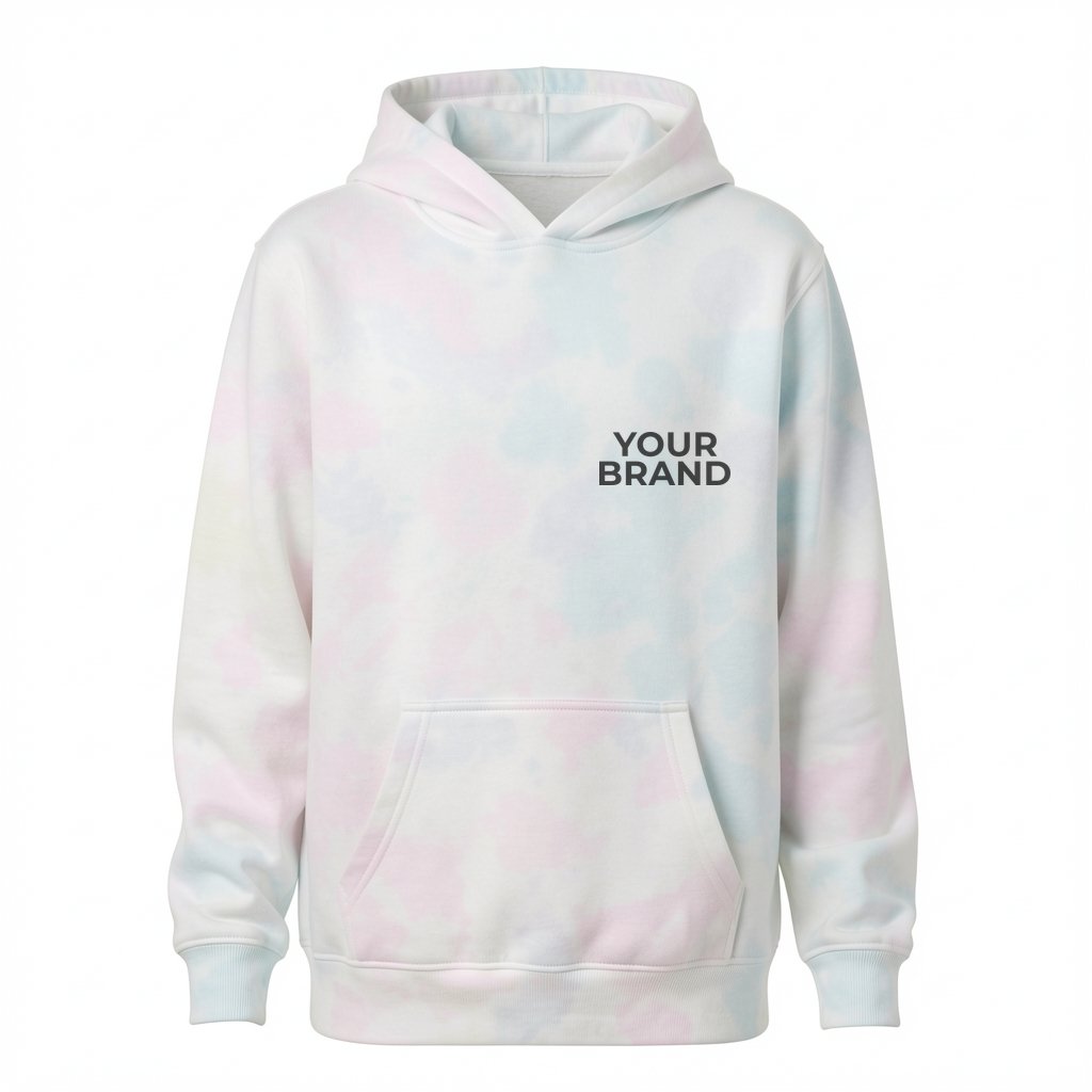 Youth Midweight Tie-Dyed Hooded Sweatshirt - PRM1500TD