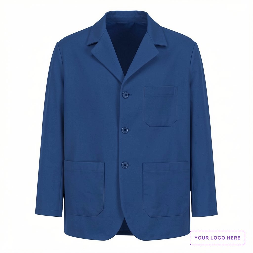 Unisex Lapel Counter Coat - KP10