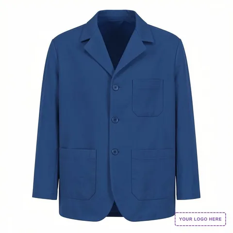 Unisex Lapel Counter Coat - KP10