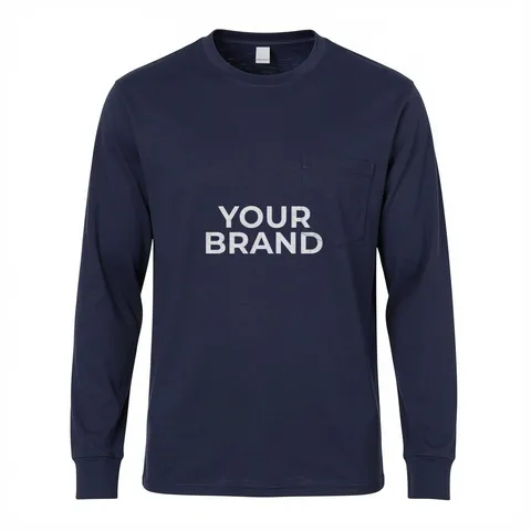 Unisex Workwear Long Sleeve Pocket T-Shirt - W120
