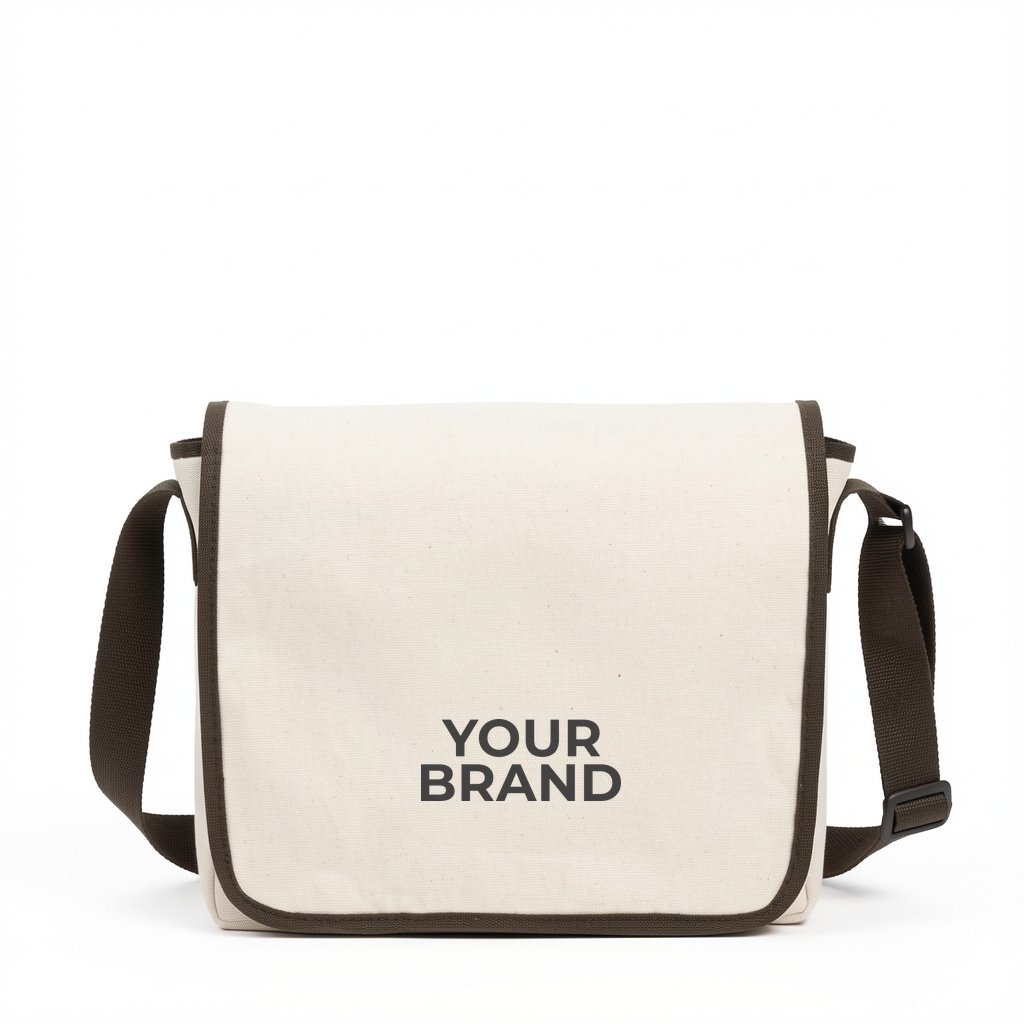 V Natural Cotton Messenger