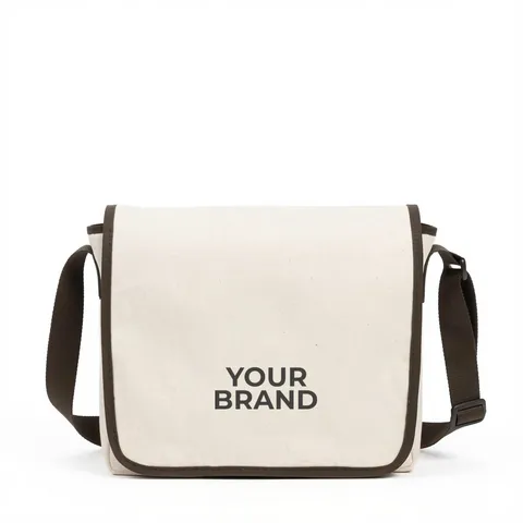 V Natural Cotton Messenger