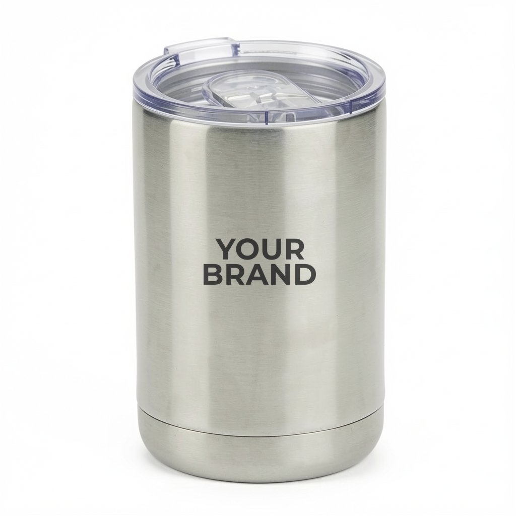 Coventry 12 oz Vacuum Insulated Stainless Steel Tumbler + Can Cooler