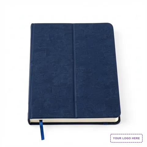 Boardroom Hardcover Journal with Built-In Phone Stand and Pen