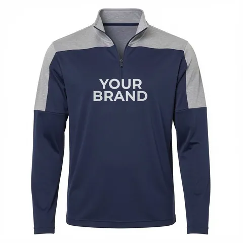 Men's Ultimate365 Lightweight Colorblocked Quarter-Zip Pullover - A552