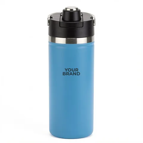NAYAD® Traveler 18 oz Stainless Double-wall Vacuum Insulated Bottle with Twist-Top Spout