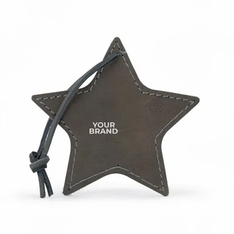 Stella Leather Star Ornament