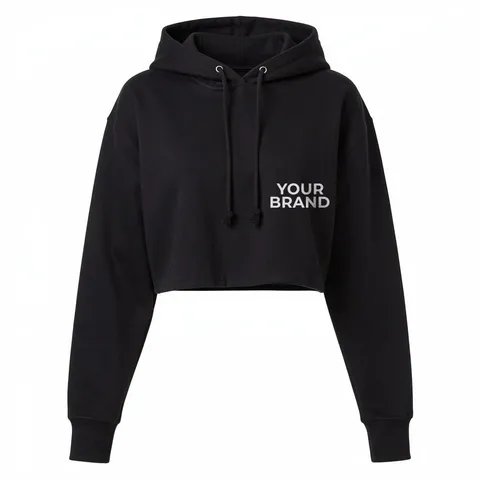 Women's Reverse Weave® Hooded Cropped Sweatshirt - RW01W