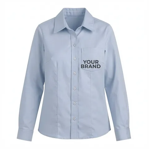 Women's Oxford Long Sleeve Shirt - L254