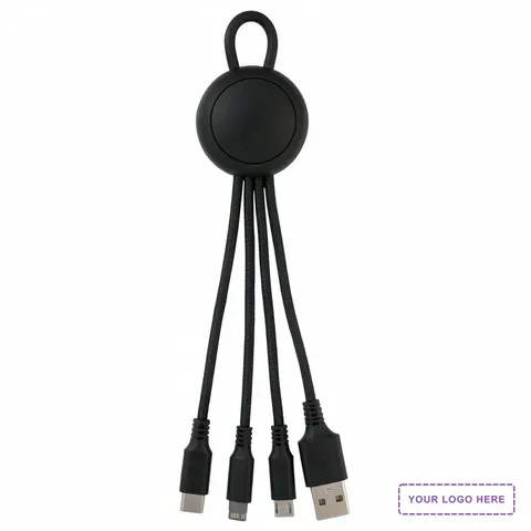 Color Light UP Loop 3-IN-1 Charging Cable