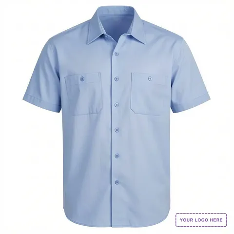 Men's Industrial Worktech Ventilated Short Sleeve Work Shirt - LS51