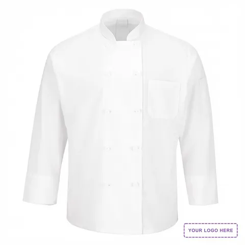 Mimix™ Ten Knot Button Chef Coat with OilBlok - 044X