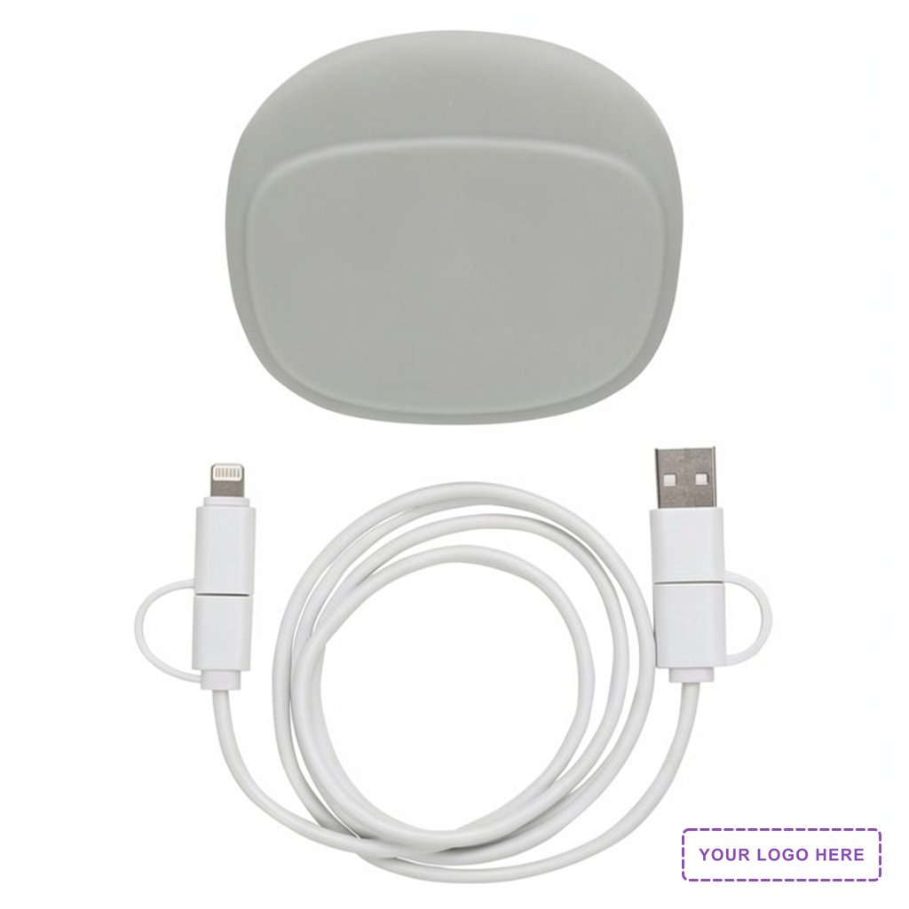 Stow 'N Go 4-in-1 60W PD 39" Data & Fast Charging Cable with Silicone Pouch